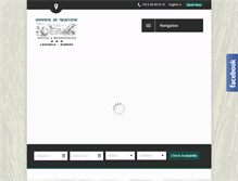 Tablet Screenshot of hotel-laguiole.com